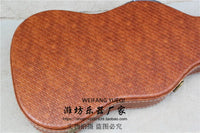 Flyoung Electric Guitar Hardshell Case for ST/TELE Style, Brown with Diamond Pattern