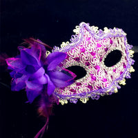 Halloween Masquerade Half-Face Mask for Women and Kids - Princess Cosplay Party & Runway Show