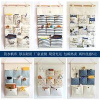 Durable Waterproof Canvas Wall/Door Hanging Storage Bag Organizer