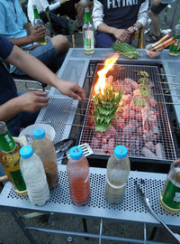 Outdoor BBQ Grill Table Rectangular Foldable Detachable Legs Manufacturer Direct Supply 2023 New Model