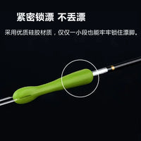 Colorful Silicone Fishing Float Seats Anti-Tangle High-Elastic Thickened Line-Friendly Fishing Accessories