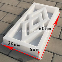 Vintage Concrete Cement Wall Vent Block Plastic Mold Chinese Style Hollow Brick Mold
