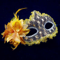 Halloween Masquerade Half-Face Mask for Women and Kids - Princess Cosplay Party & Runway Show
