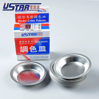 Ustar Paint Mixing Tools for Gundam and Military Models - Palettes, Dishes, and Droppers