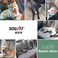Petante Waterproof Car Seat Cover for Dogs, Rear Seat Hammock Style