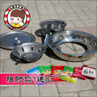 Outdoor Charcoal BBQ Grill with Detachable Legs, Thickened Tabletop Design for Picnics and Gatherings
