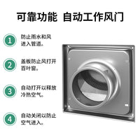 7 8 Inch Stainless Steel Dryer Vent Hood Wall Check Valve Cover