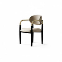 Curved rear Dining Chair Italian-Inspired home-design Furniture adaptable Ergonomic rearrest for Homeowners, Adults, Living Room