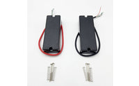 2 Pieces Electric Bass Pickups Humbucking Twin-windingCoil Pickups 4-Conductor Pickup with Screws and for Custom Guitar Build