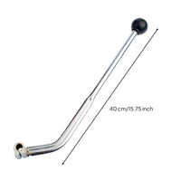 Metal Gear Lever Knob with Handle Silver Gear Gear Lever Manual 11mm for Mechanics