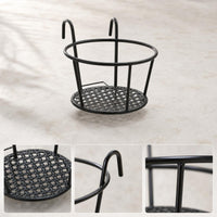 Thickened Balcony Plant Stand Outdoor Hanging Wall-Mounted Orchid Rack for Green Dill Flower Pots