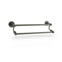 Double Towel Bar Space-Saving Towel Rack with Double Bar Heavy Duty for Renters