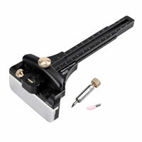 Right Angle Marking Ruler Precision Carpenter Square Engraved Measurements Adjustable Marking Gauge for Woodworkers, Carpenters