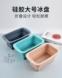 Large Silicone Ice Cube Tray for Ice Bath, Outdoor Camping Mold