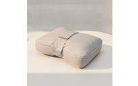 Leg Pillow with Strap Contoured Leg Positioning Pillow Cushion Ergonomic Padded for Side Sleepers, Bed, Sofa