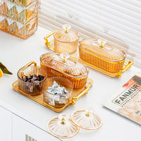 Multifunctional Heart-Shaped Snack Tray with Compartments