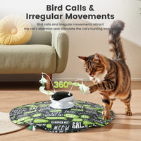 4-in-1 Pet Laser Toy and Cat Teaser Wand