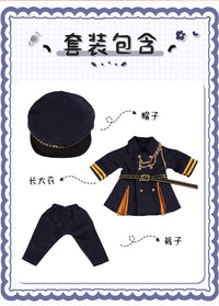 ob11娃衣 制服大衣套装p10 UFDOLL P9素体gsc粘土人bjd娃12分娃衣