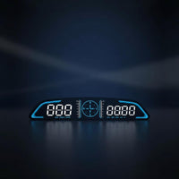 Digital Navigation Speedometer, Universal Display for Car, HUD, Speed Display, Overspeed Alarm, Automatic Brightness Adjustment, Large Font LCD, port Interface