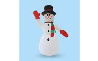 Outdoor Christmas Snowman Easy to Use Inflatable Snowman Foldable Yard Decoration Festive for Entryways, Party