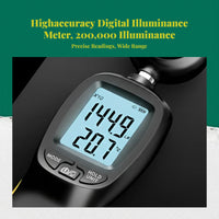 Digital light meter for indoor use