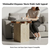 Pebble-Shaped Coffee Table Wabi-Sabi aesthetic Sculptural Coffee Table Organic Shape Minimalist Design for Homeowners, Showroom