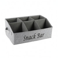 Snack Bar Box Divided Organizer Reusable for Office