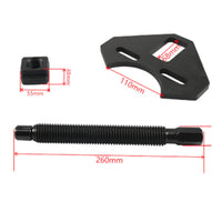 Wheel Hub Puller Set Heavy Duty Hub and Disc Extractor Tool Brake Rotor Removal Kit for Auto Repair Shops, Mechanics, Garage