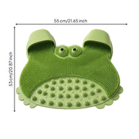 Foot Scrub Mat with Suction Cups Flexible Crustacean Foot Scrubber for Washroom