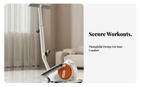 Mini Elliptical Machine Quiet Compact Elliptical Low Impact Portable Leg Exerciser for Seniors, Office Workers