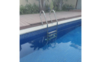 Stainless Steel Pool Ladder with Handrail Resistant Stainless Steel Pool Ladder Heavy Duty for in-Ground Pools