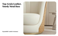 Modern Design Round rotating Armchair Luxury stylish rotating Barrel Chair Comfortable Cushioning Home Seating Ergonomic Comfort for Business Professionals, Interior Designers, Reception Area, Office, Waiting Room, Bedroom