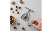 Screw Press Nut Opener Stainless Steel Kitchen Utensil