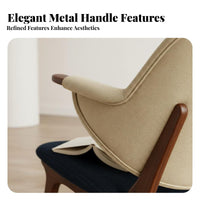 C-Shaped Accent Table Minimalist Household Furniture adaptable for Small Spaces