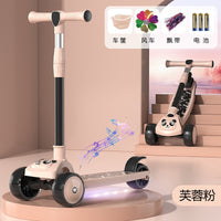 Folding 3-Wheel Scooter for Kids Ages 3-6 with Flashing Wheels