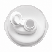 Tabletop Seasoning Container, Airtight, Spice Bottle, 540ml, Transparent, Plastic, One-Hand Operation, Outdoor Compatible