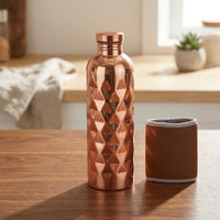 1300ml Stainless Steel Water Bottle Textured Water Bottle with Safeguarding Sleeve Silvery Beverage Container Reusable for Athletes, Commuters, Outdoor Activities, Gym, Office
