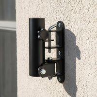 360 Degree Barbell Holder Multi Wall-Mounted Mounted Barbell Swivel Space Saving Angled Bar Row Attachment for Weightlifters