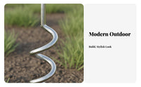 helical Ground Anchor Versatile helical Ground Anchor Metal Construction Heavy Duty Tent Peg for Camping Yard Garden
