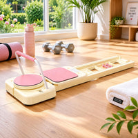 Foldable Pilates Reformer Resistance Cords Fitness Equipment Low-Height