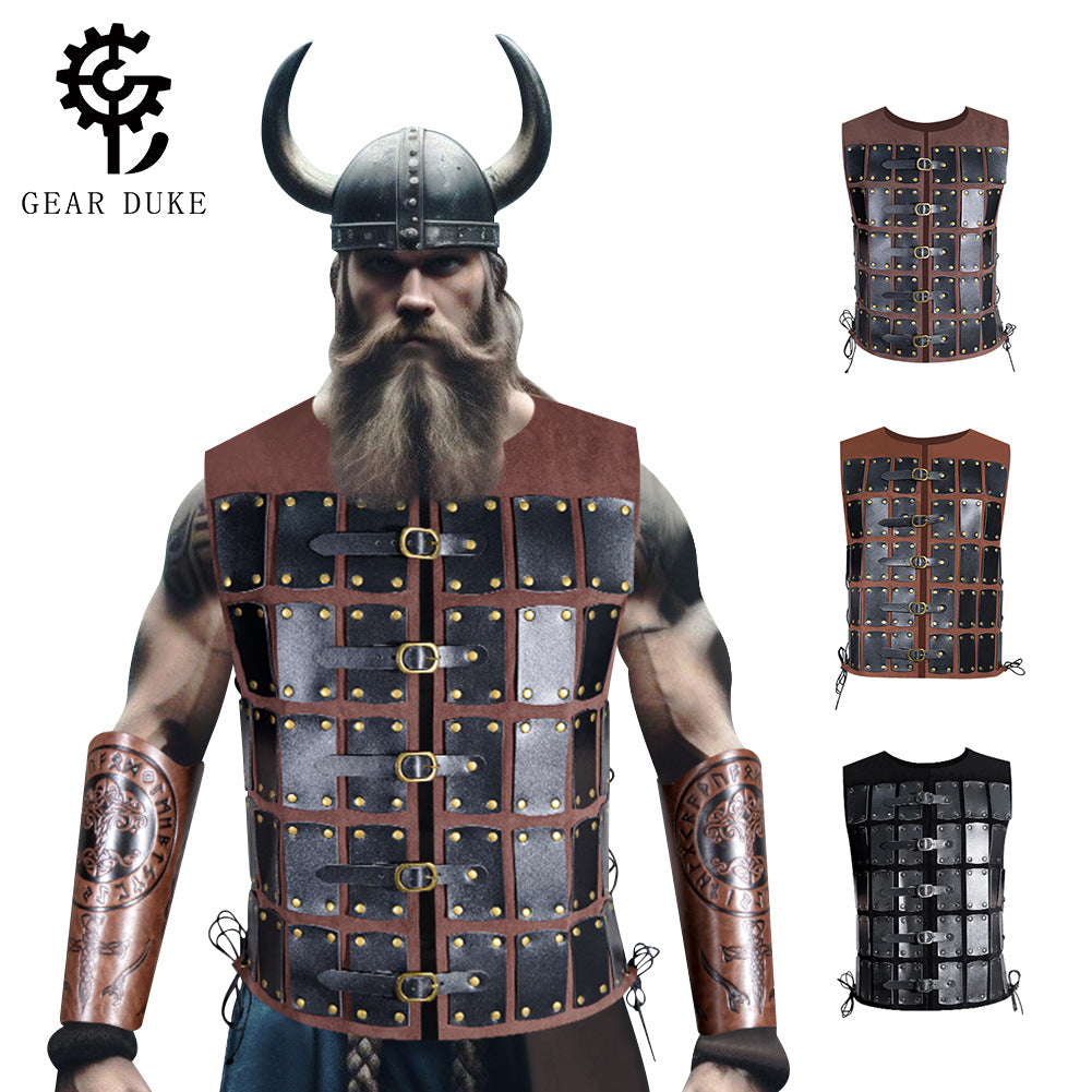 Steampunk Medieval Vest for Cosplay and Stage Performance