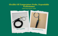 Automotive Smoke Leak Detector, Diagnostic Equipment, Oil Temperature Probe, Multi-Function Tester, High Temperature Resistant