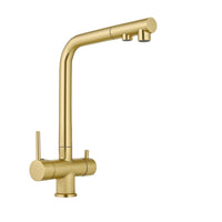 Three-Function Kitchen Tap 3-in-Sink Faucet with Water Strainer Flexible Faucet with Pull-out Spray for Renovators