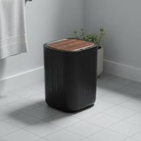 Touchless Trash Can Quiet Close Sensor Trash Can Water-Resistant for Bathroom