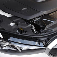 Vented Headlight Cover Plate Honeycomb Vent Lamp Guard Contoured Vehicle Accessory for Engine Bay