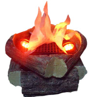 Wooden Flame Lamp Simulated Electronic Flame Lamp New LED Flame Lamp for Haunted House Party Stage Effect