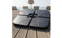 Square Umbrella Base   Water-Fillable Umbrella Base Round Corner Outdoor Equipment
