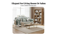 3 Pieces 3 Piece Button-Tufted Couch collection Removable and cleanable slipcovers Sofa Set European design Upholstered Seating for Small Spaces, salon