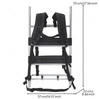 Backpack-Style Carrying Frame Thick Sponge Padding Backpack Hauling Frame