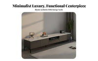 Contemporary Television Cabinet Italian Design Television Stand Media Cabinet Sturdy Construction Low Profile Suitable for Apartment Dwellers Home Living Room Decoration